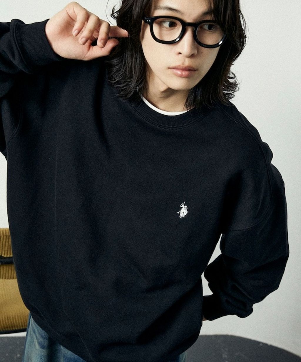 U.S. POLO ASSN.圓領休閒長袖上衣_3