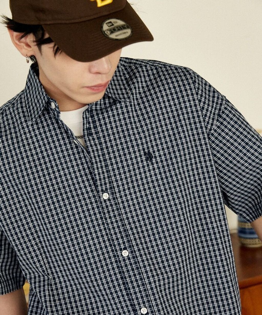 U.S. POLO USSN. × PUBLUX 格紋短袖襯衫_6