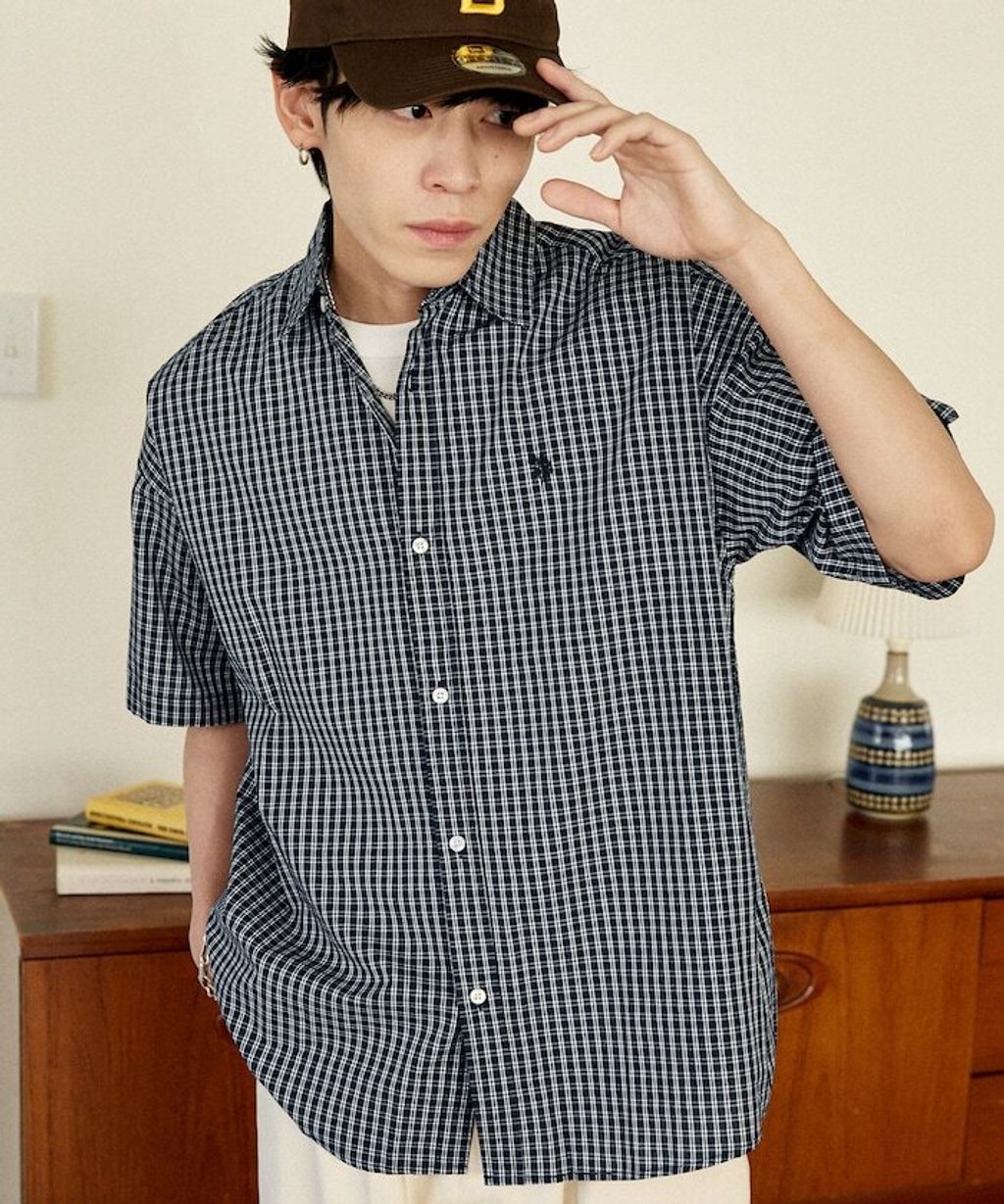 U.S. POLO USSN. × PUBLUX 格紋短袖襯衫_7
