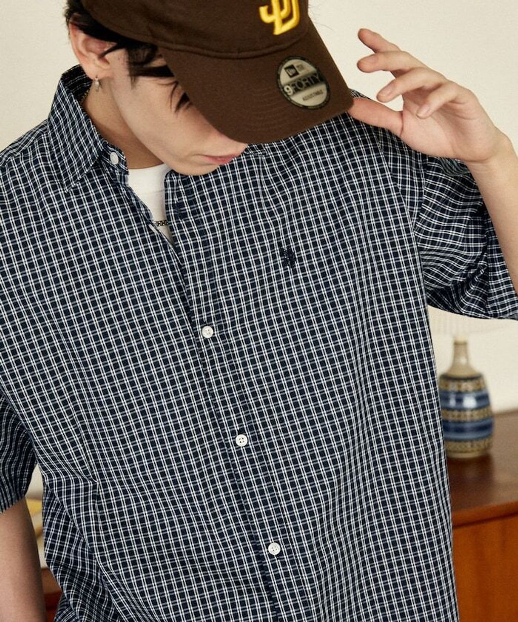 U.S. POLO USSN. × PUBLUX 格紋短袖襯衫_10