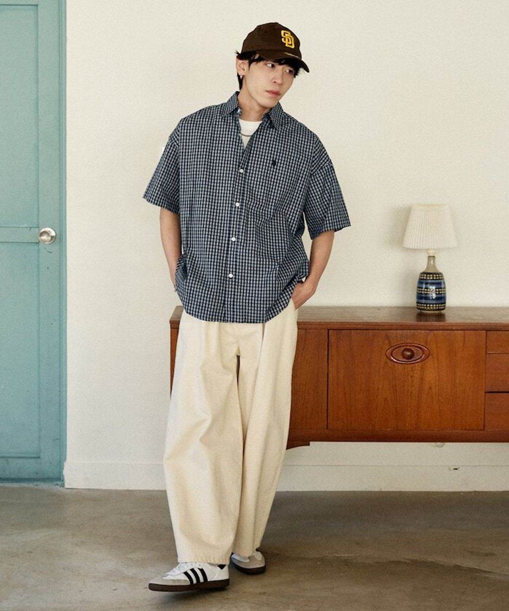 U.S. POLO USSN. × PUBLUX 格紋短袖襯衫_11