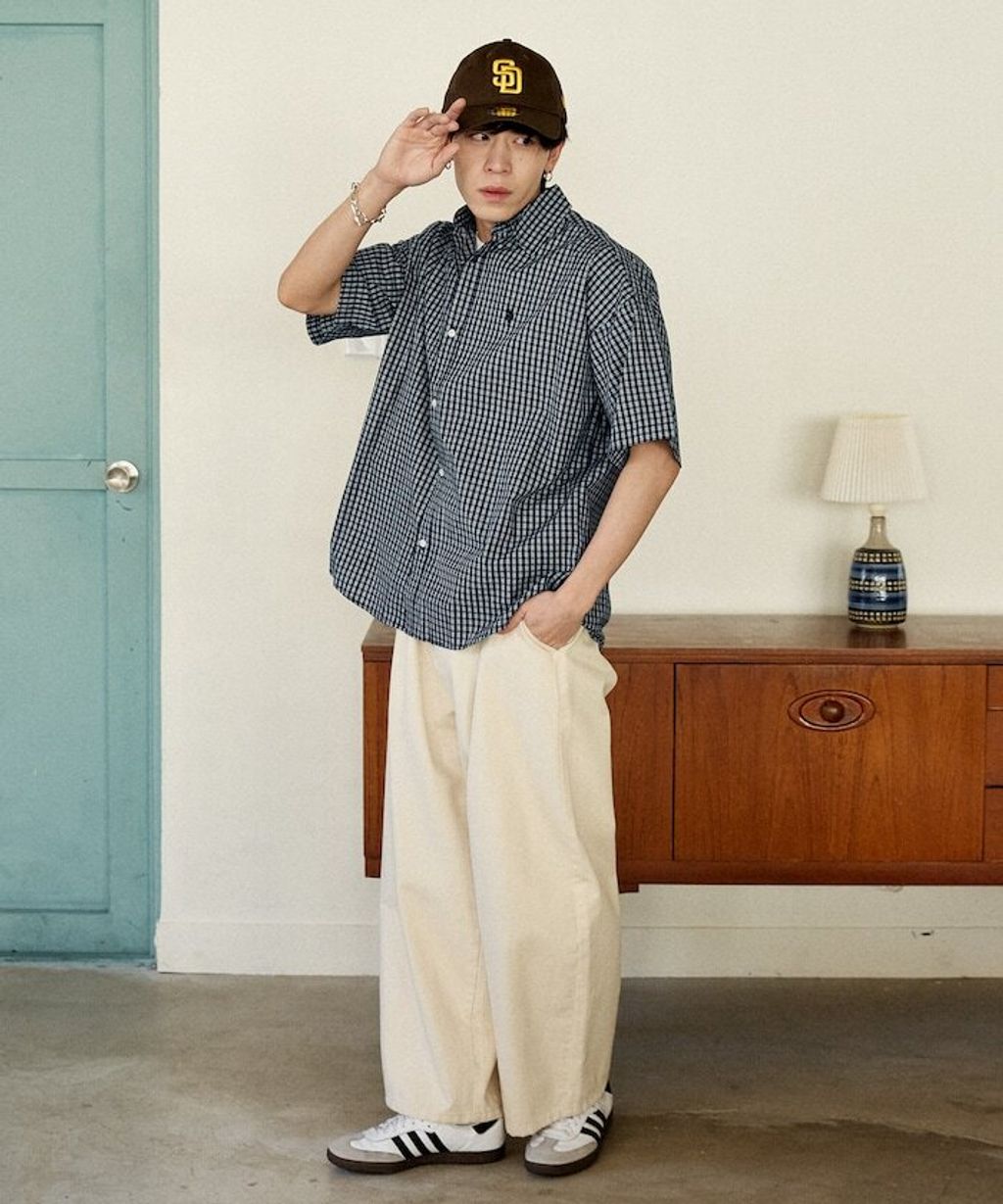 U.S. POLO USSN. × PUBLUX 格紋短袖襯衫_14