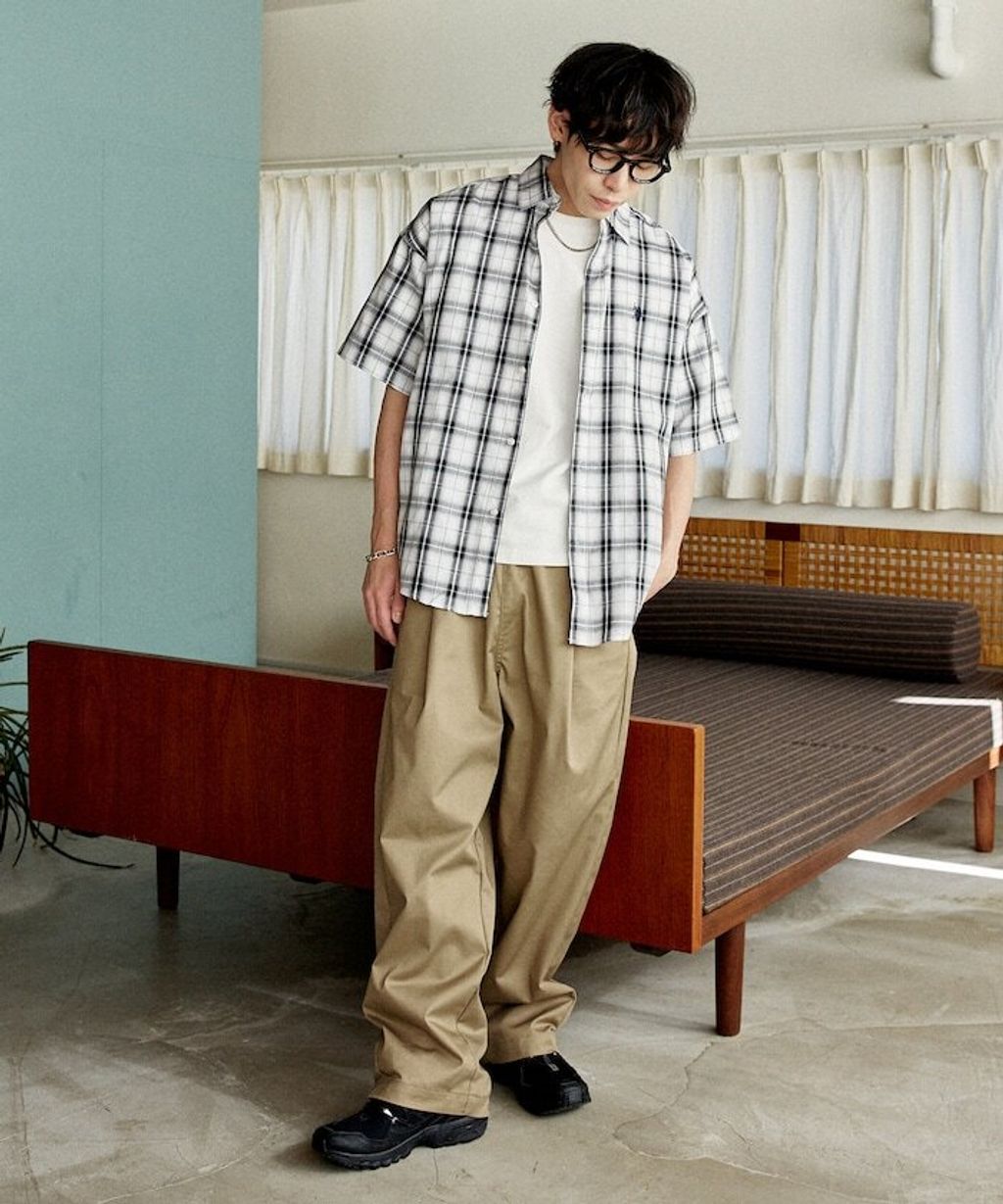 U.S. POLO USSN. × PUBLUX 格紋短袖襯衫_37