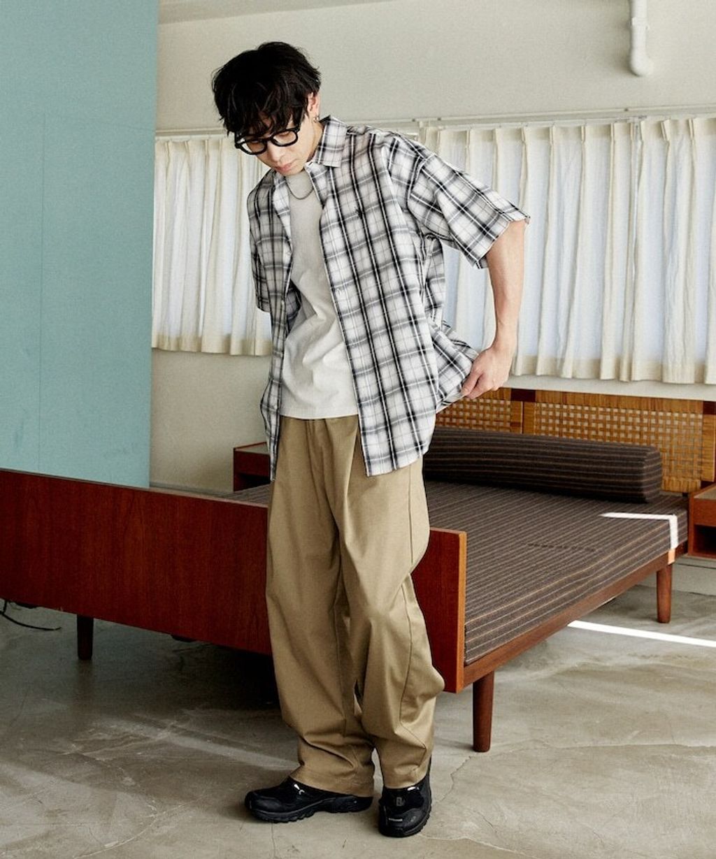 U.S. POLO USSN. × PUBLUX 格紋短袖襯衫_38