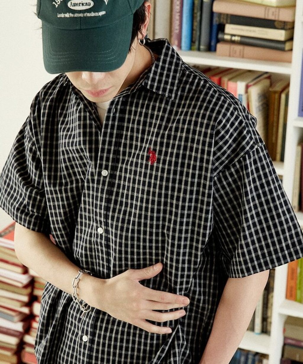 U.S. POLO USSN. × PUBLUX 格紋短袖襯衫_44