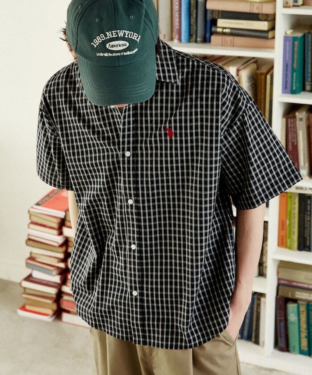 U.S. POLO USSN. × PUBLUX 格紋短袖襯衫_49