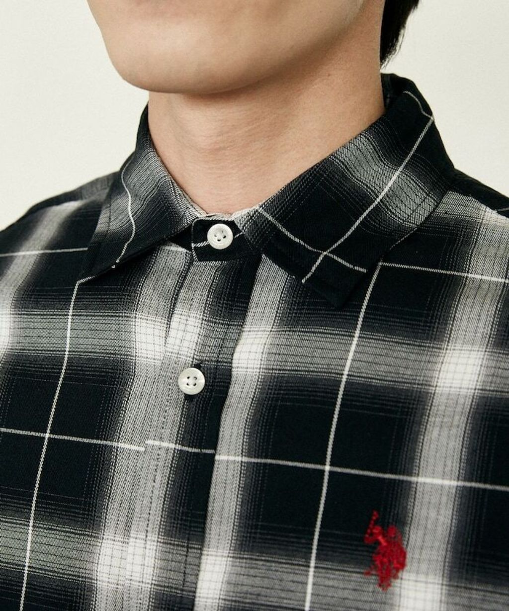 U.S. POLO USSN. × PUBLUX 格紋短袖襯衫_62