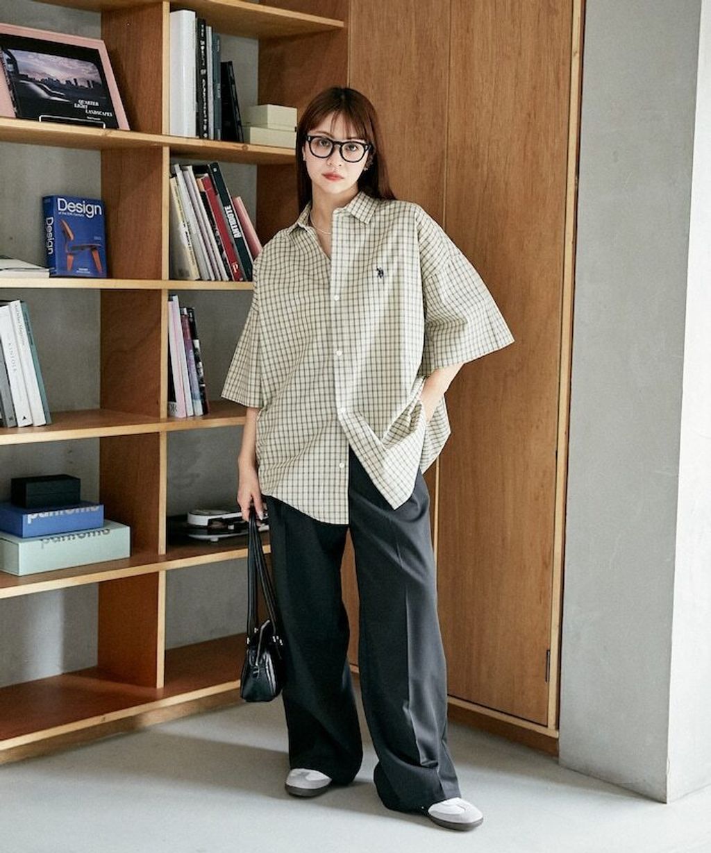 U.S. POLO USSN. × PUBLUX 格紋短袖襯衫_70