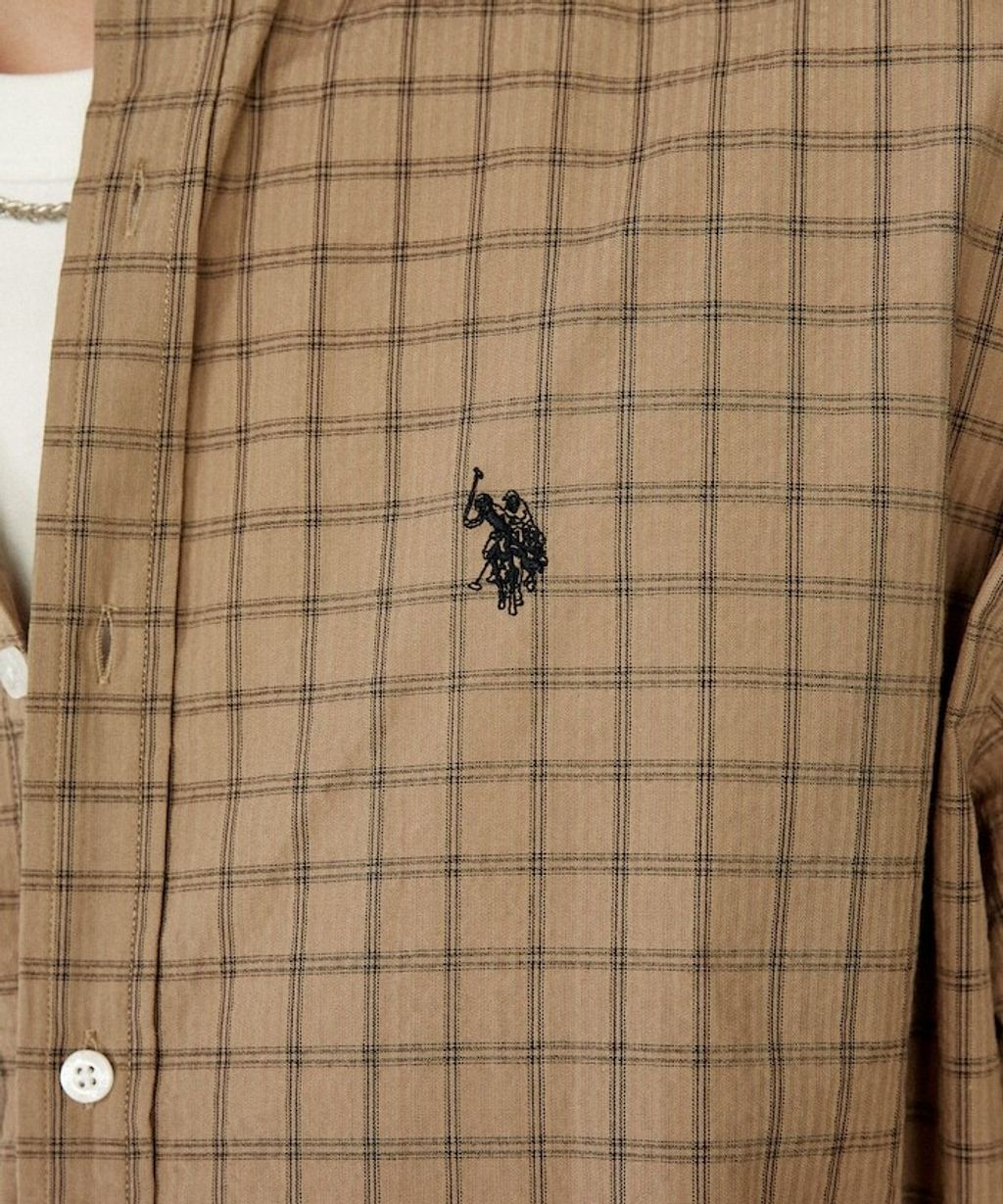 U.S. POLO USSN. × PUBLUX 格紋短袖襯衫_33
