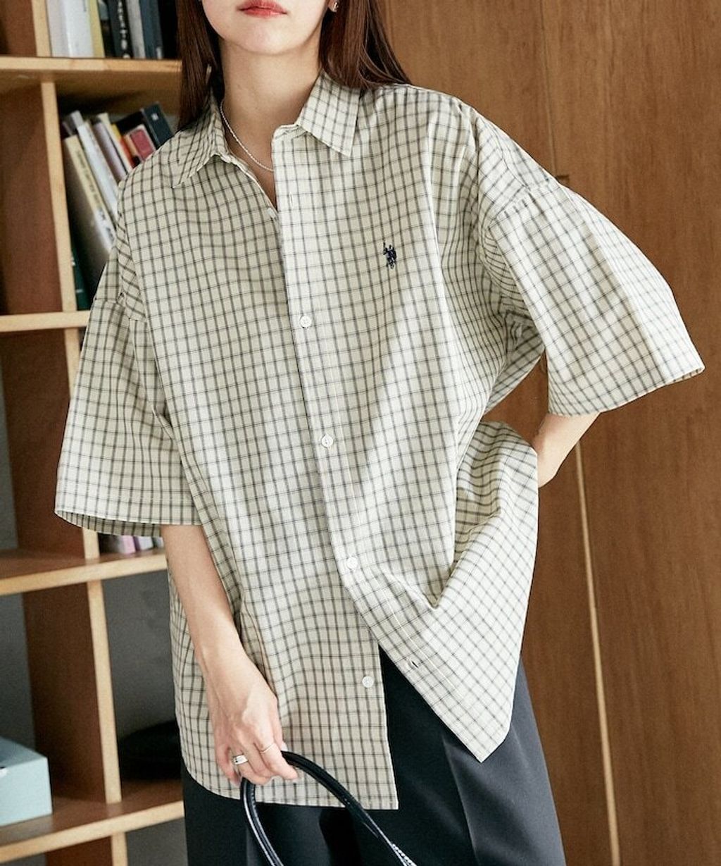 U.S. POLO USSN. × PUBLUX 格紋短袖襯衫_69