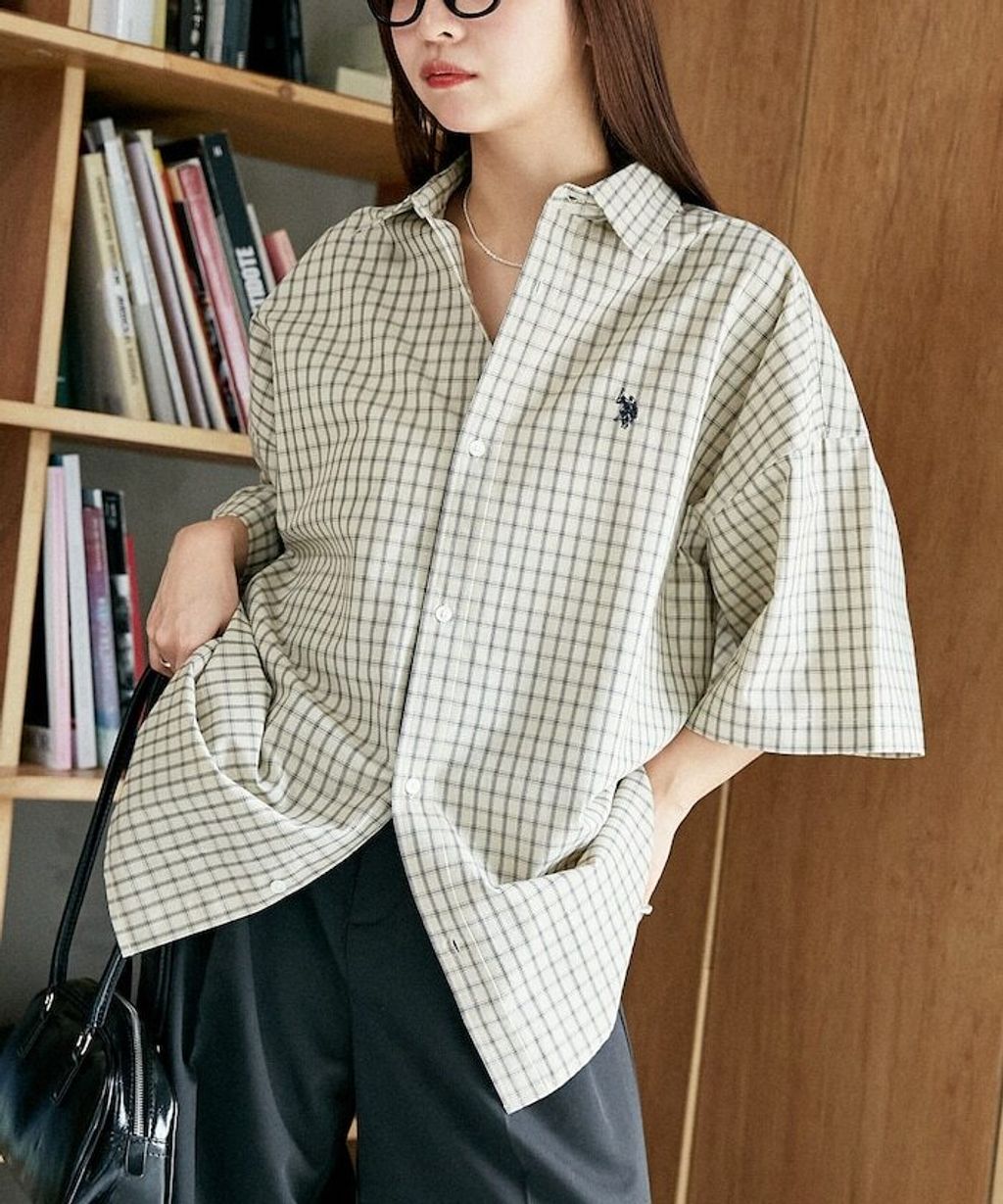 U.S. POLO USSN. × PUBLUX 格紋短袖襯衫_68