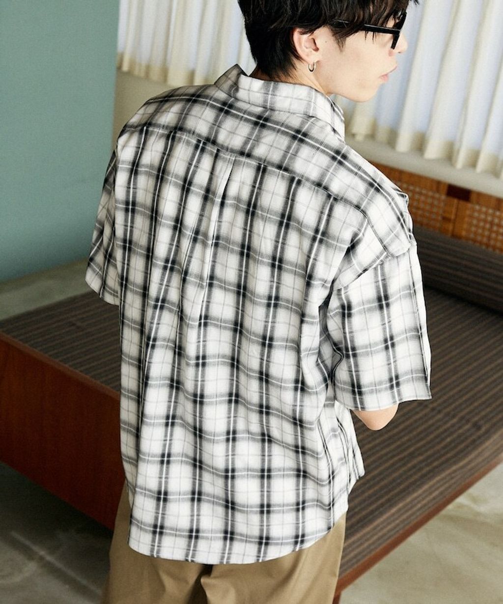 U.S. POLO USSN. × PUBLUX 格紋短袖襯衫_36