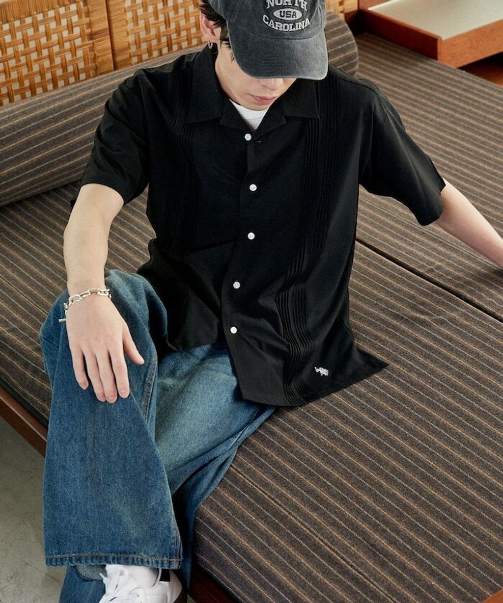 U.S. POLO USSN. × PUBLUX 細褶短袖襯衫_31