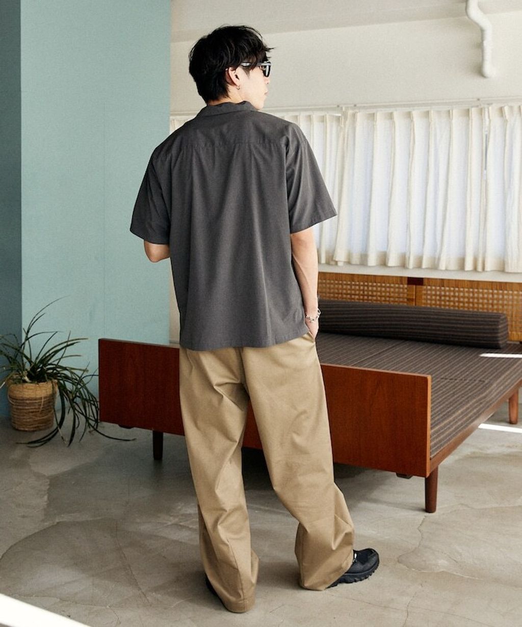 U.S. POLO USSN. × PUBLUX 細褶短袖襯衫_10