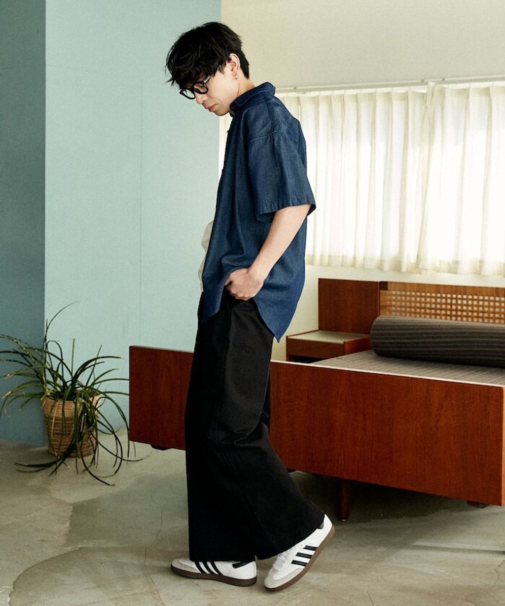 U.S. POLO USSN. × PUBLUX 丹寧短袖襯衫_19