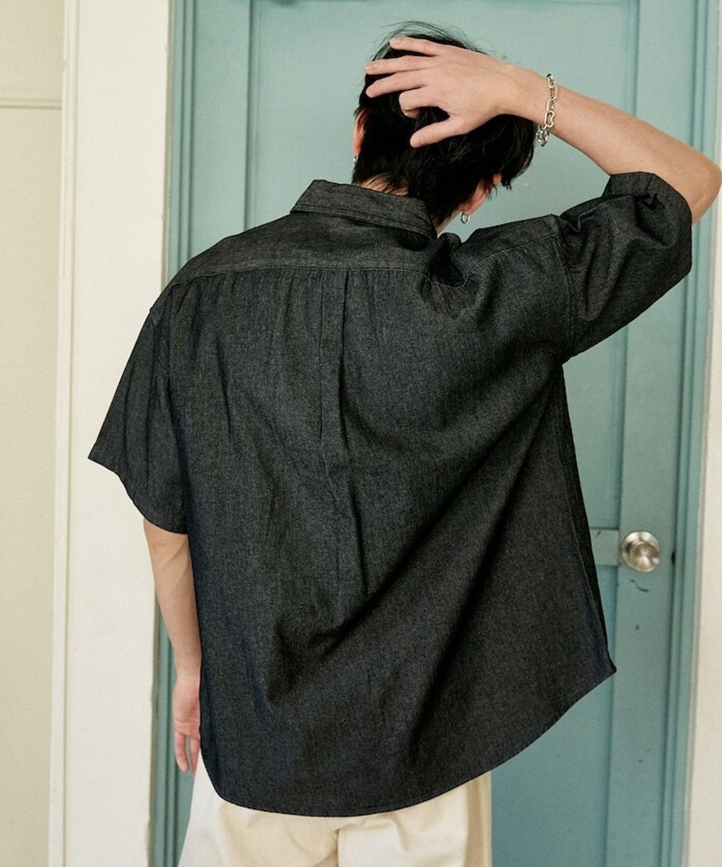 U.S. POLO USSN. × PUBLUX 丹寧短袖襯衫_27