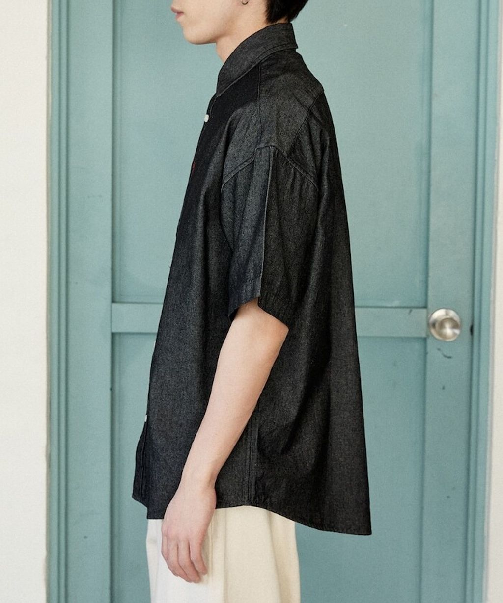 U.S. POLO USSN. × PUBLUX 丹寧短袖襯衫_35