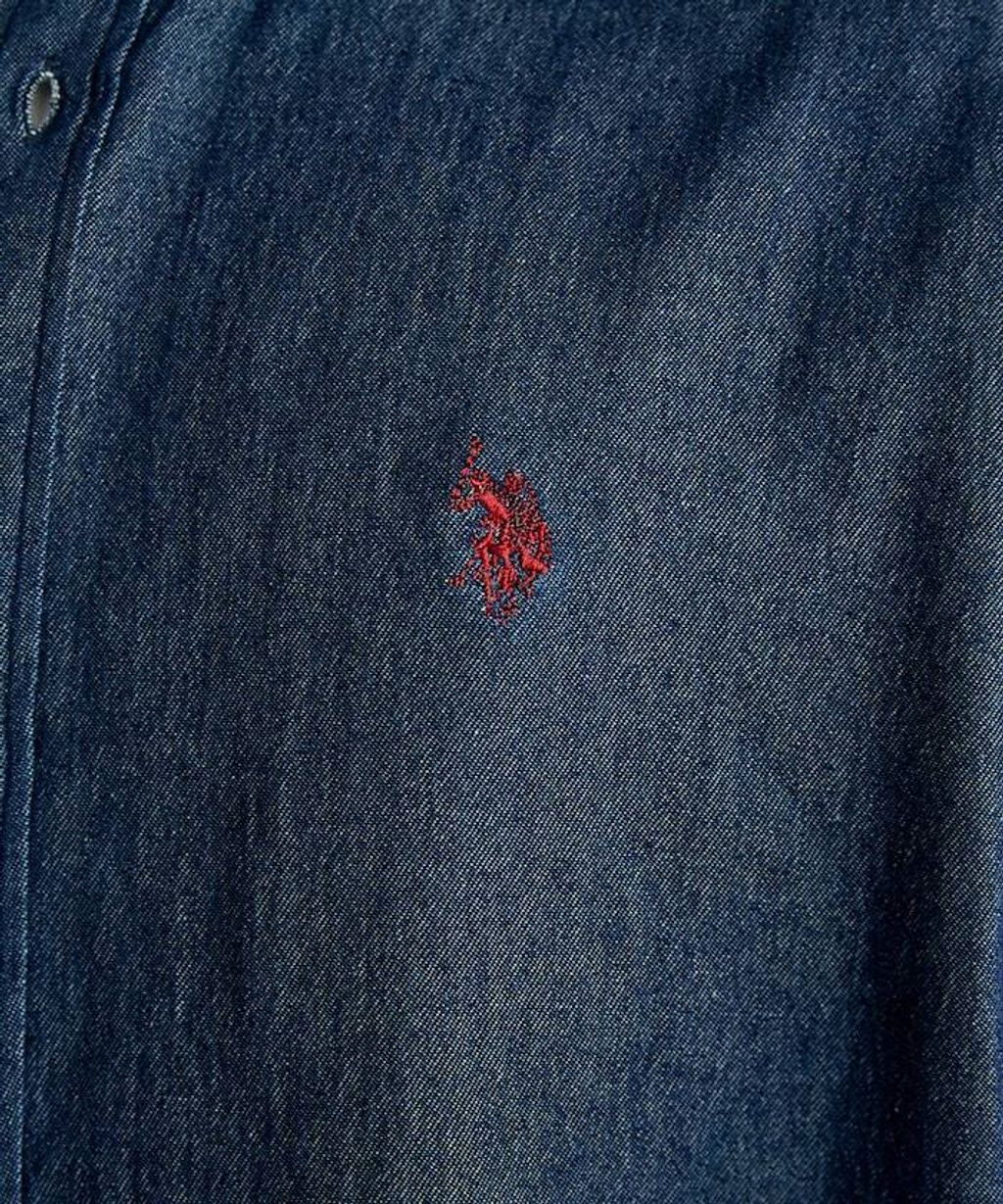 U.S. POLO USSN. × PUBLUX 丹寧短袖襯衫_24