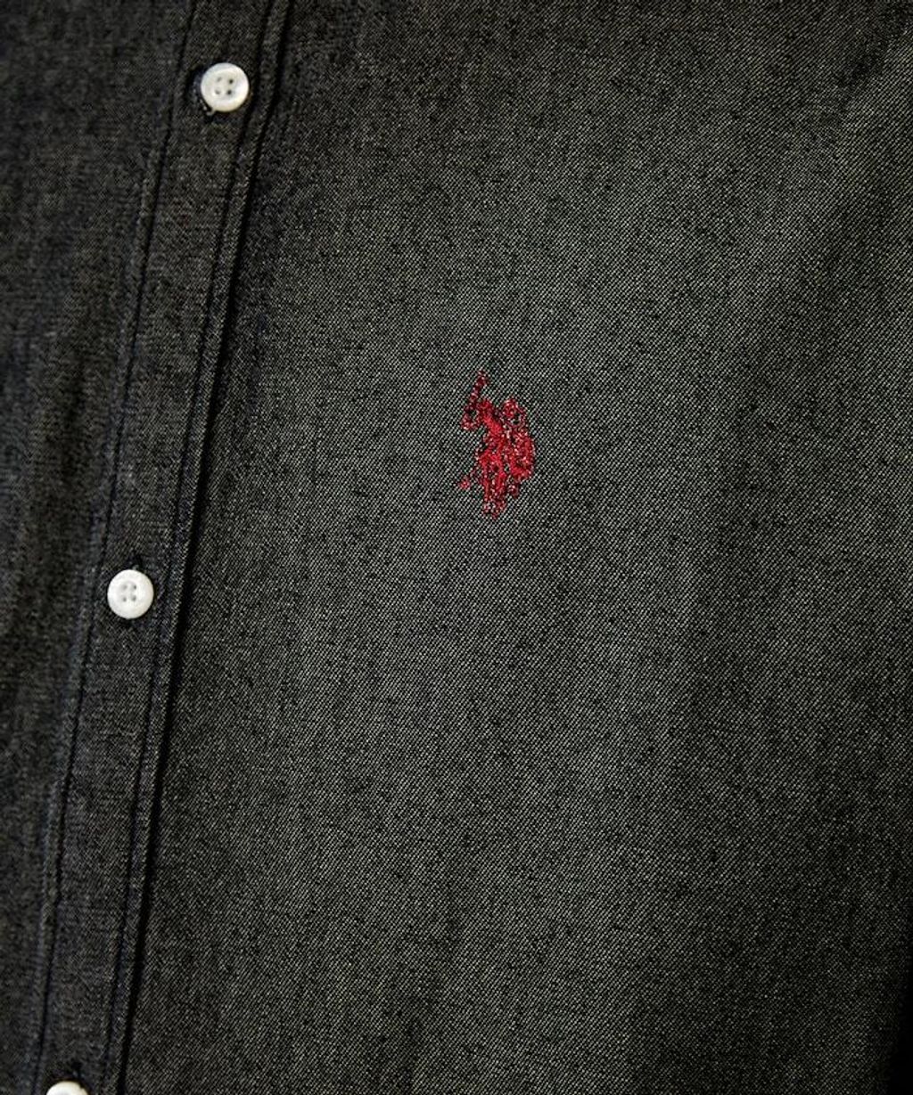 U.S. POLO USSN. × PUBLUX 丹寧短袖襯衫_38