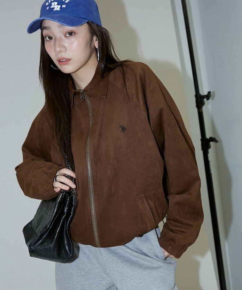 U.S. POLO ASSN. × PUBLUX 仿麂皮觸感短版夾克_18