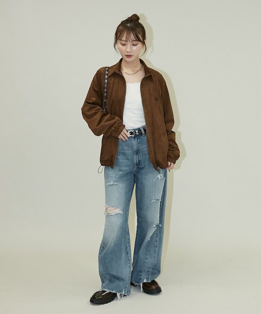 U.S. POLO ASSN. × PUBLUX 仿麂皮觸感短版夾克_35