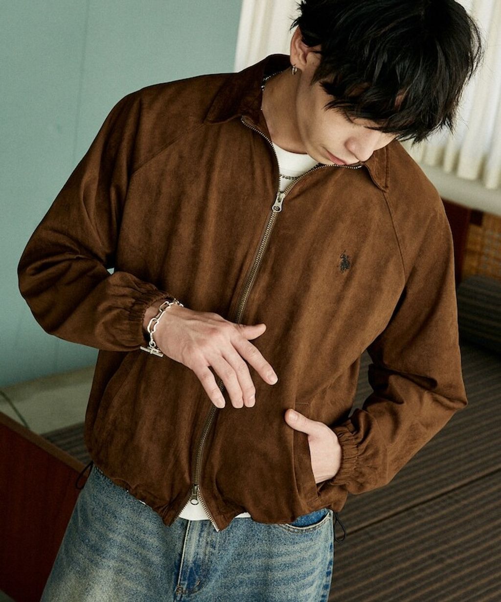 U.S. POLO ASSN. × PUBLUX 仿麂皮觸感短版夾克_2