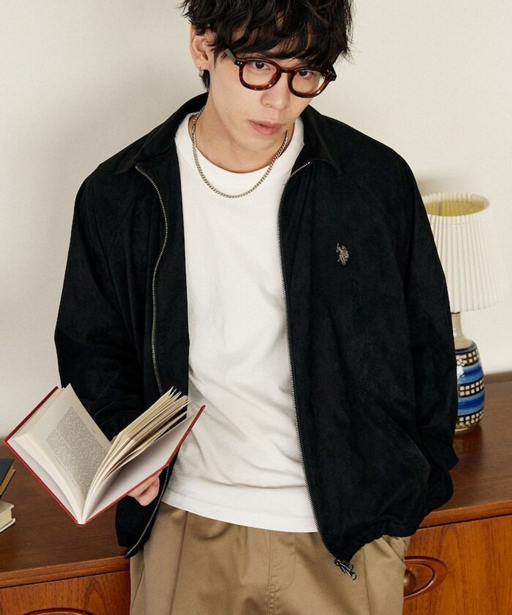 U.S. POLO ASSN. × PUBLUX 仿麂皮觸感短版夾克_4