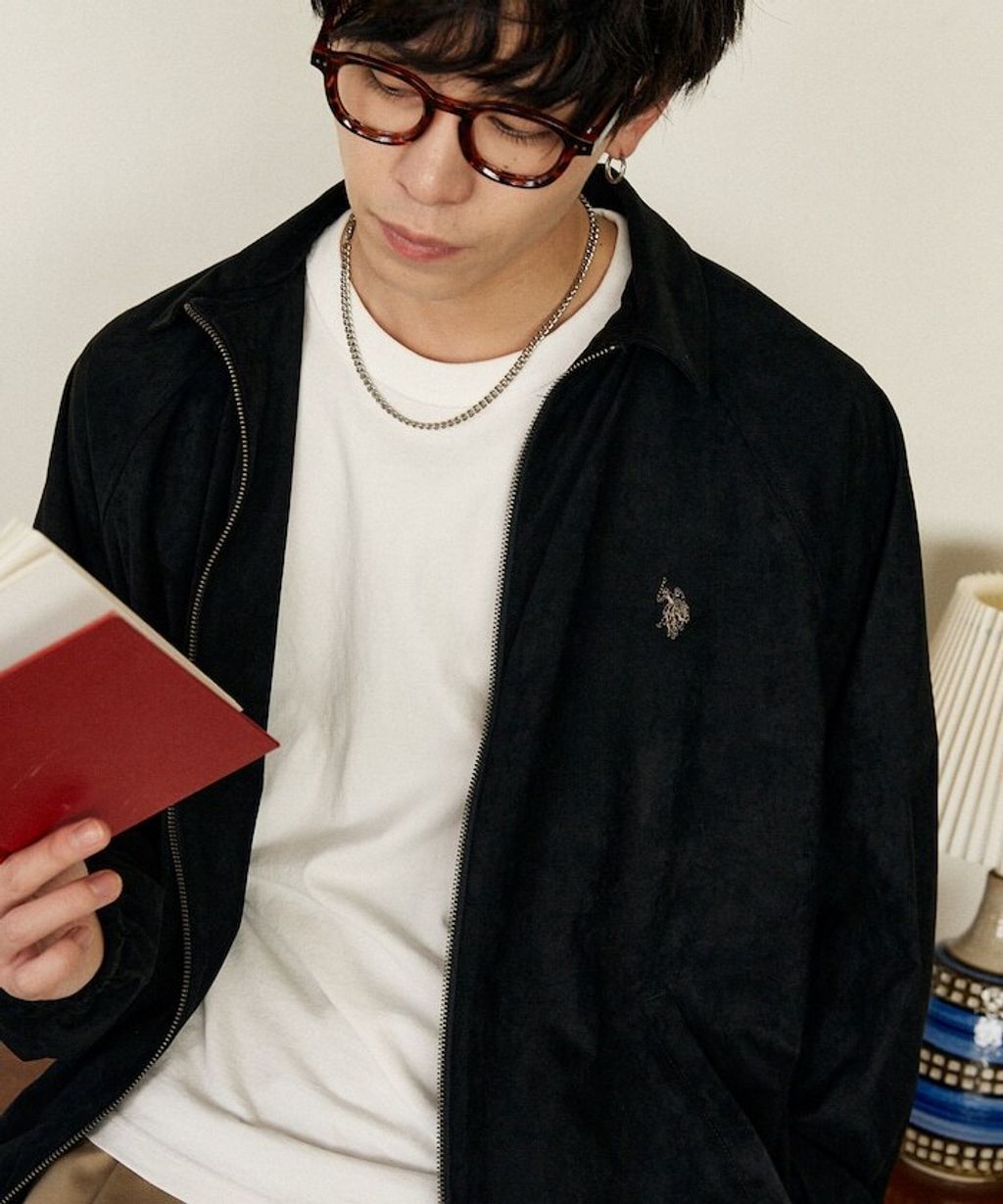U.S. POLO ASSN. × PUBLUX 仿麂皮觸感短版夾克_6
