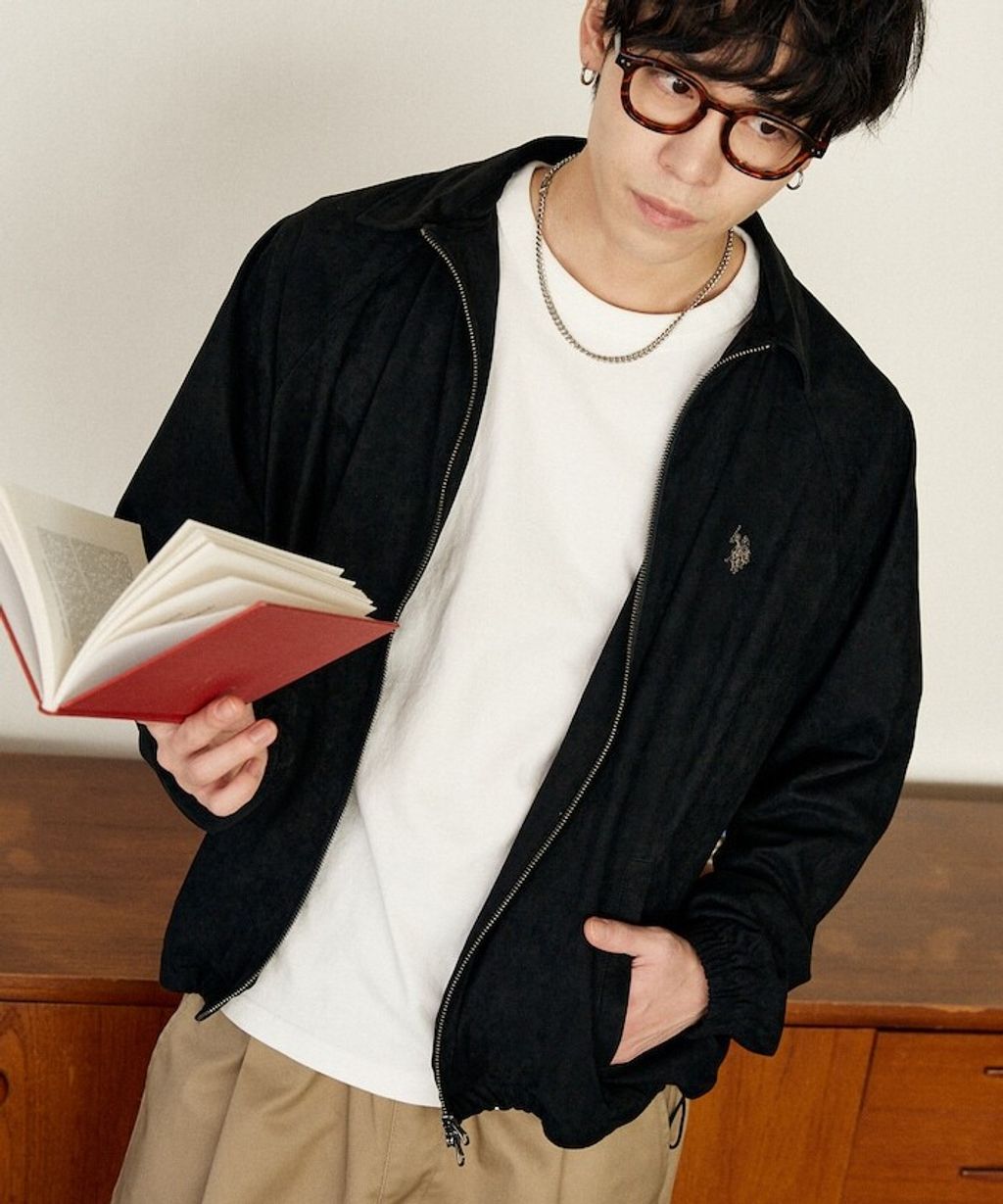 U.S. POLO ASSN. × PUBLUX 仿麂皮觸感短版夾克_11