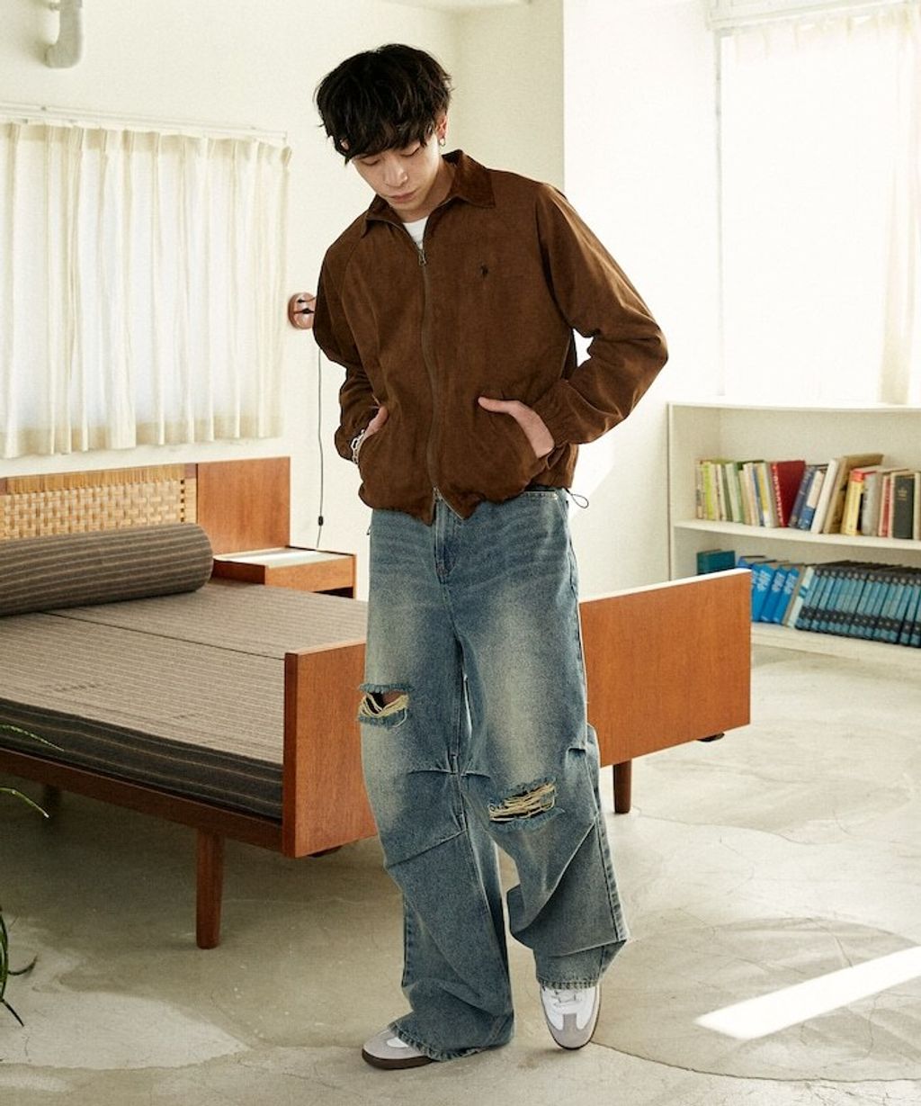 U.S. POLO ASSN. × PUBLUX 仿麂皮觸感短版夾克_13