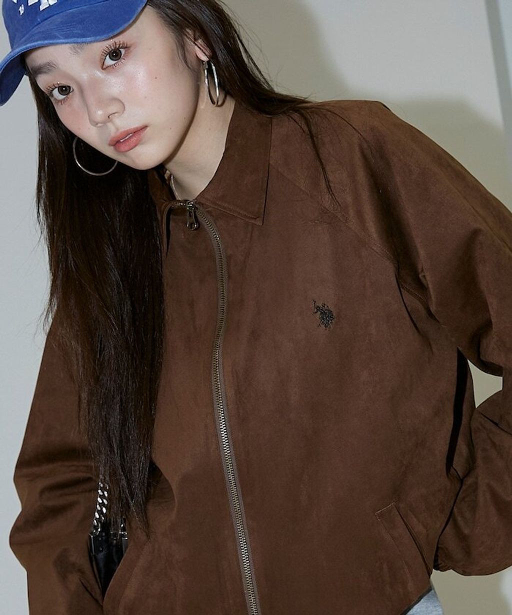 U.S. POLO ASSN. × PUBLUX 仿麂皮觸感短版夾克_21