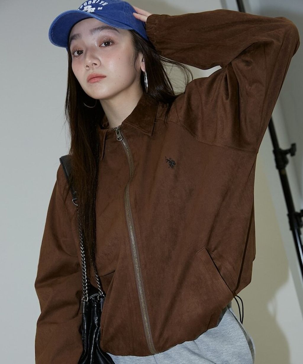 U.S. POLO ASSN. × PUBLUX 仿麂皮觸感短版夾克_26