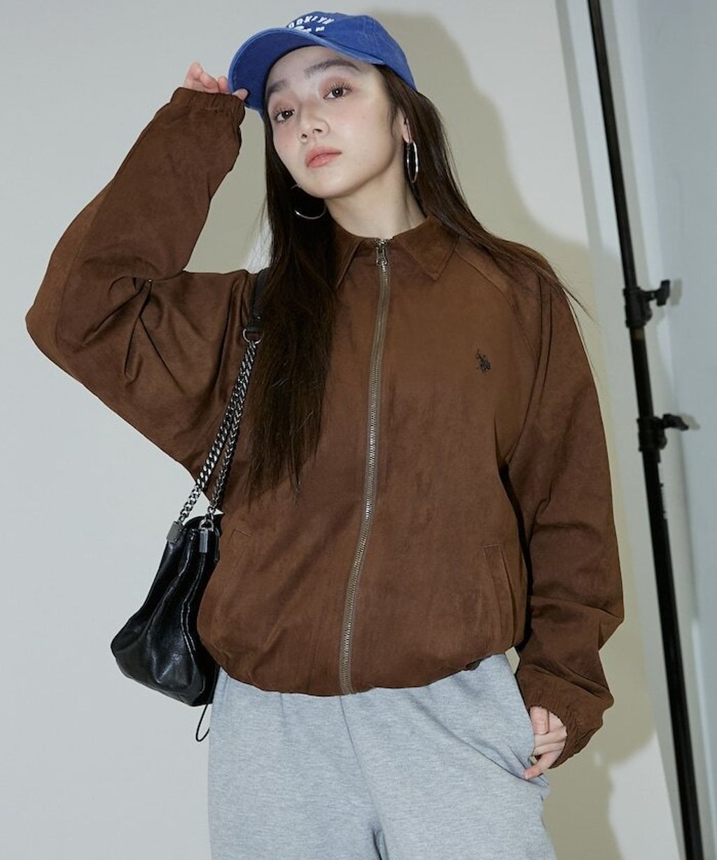 U.S. POLO ASSN. × PUBLUX 仿麂皮觸感短版夾克_28