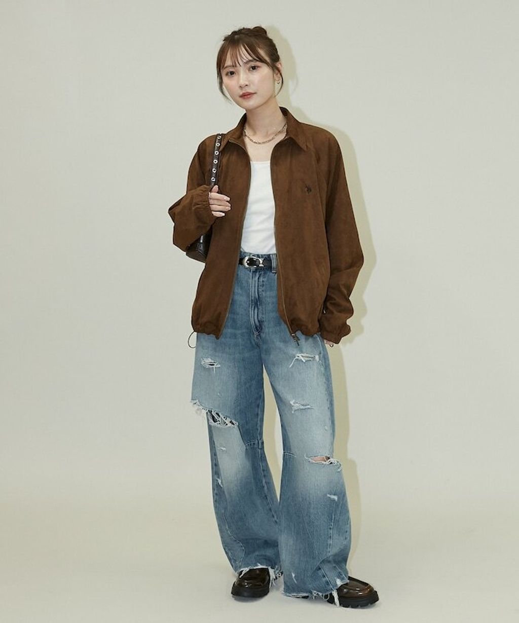 U.S. POLO ASSN. × PUBLUX 仿麂皮觸感短版夾克_33