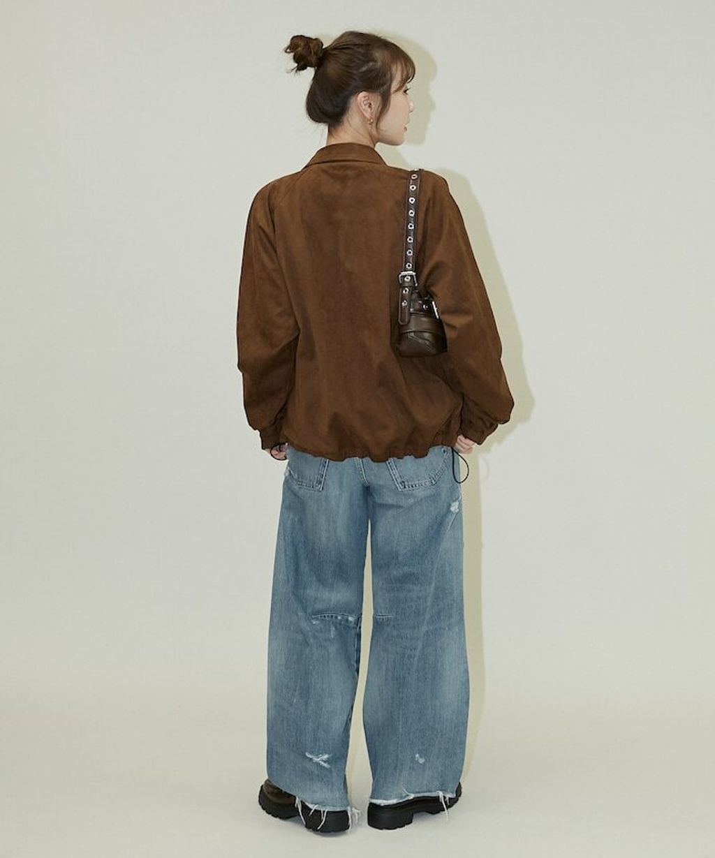 U.S. POLO ASSN. × PUBLUX 仿麂皮觸感短版夾克_34