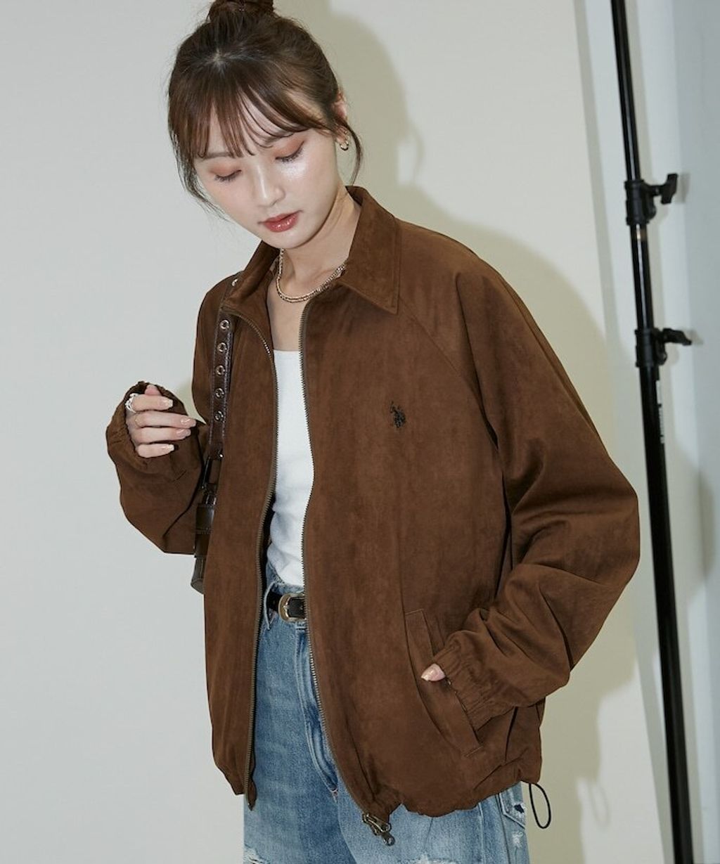 U.S. POLO ASSN. × PUBLUX 仿麂皮觸感短版夾克_38