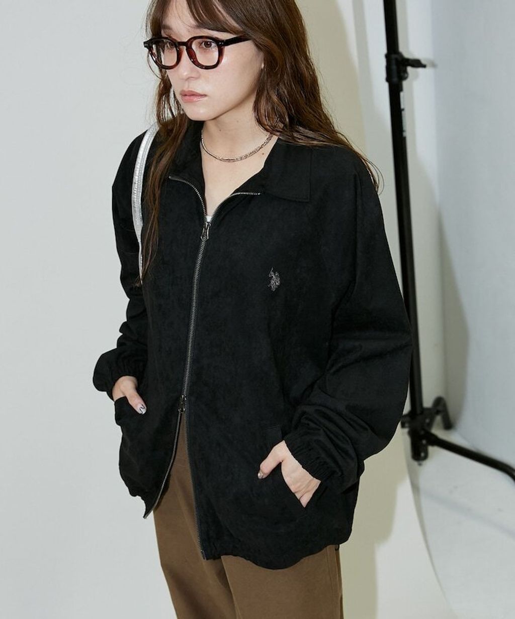 U.S. POLO ASSN. × PUBLUX 仿麂皮觸感短版夾克_48