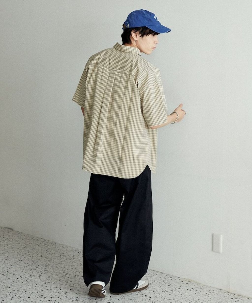 MLB x PUBLUX 刺繡logo寬版短袖襯衫_19