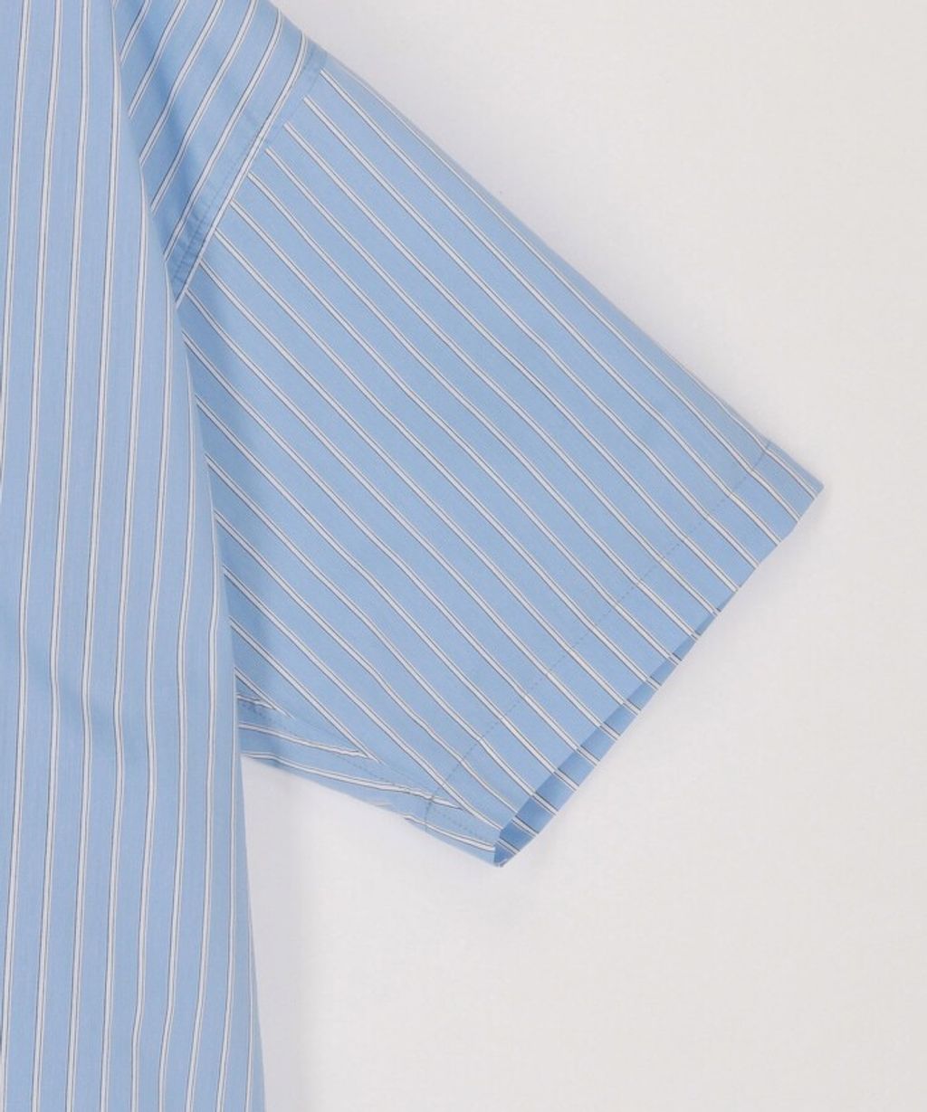 MLB x PUBLUX 刺繡logo寬版短袖襯衫_37