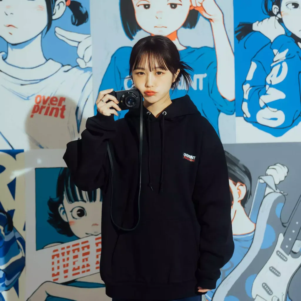 在台現貨灰色L-1】OVERPRINT POP ART HOODIE VER 14 15oz重磅帽T 在台現貨灰色L-1】OVERPRINT POP ART HOODIE VER 14 15oz重磅帽T