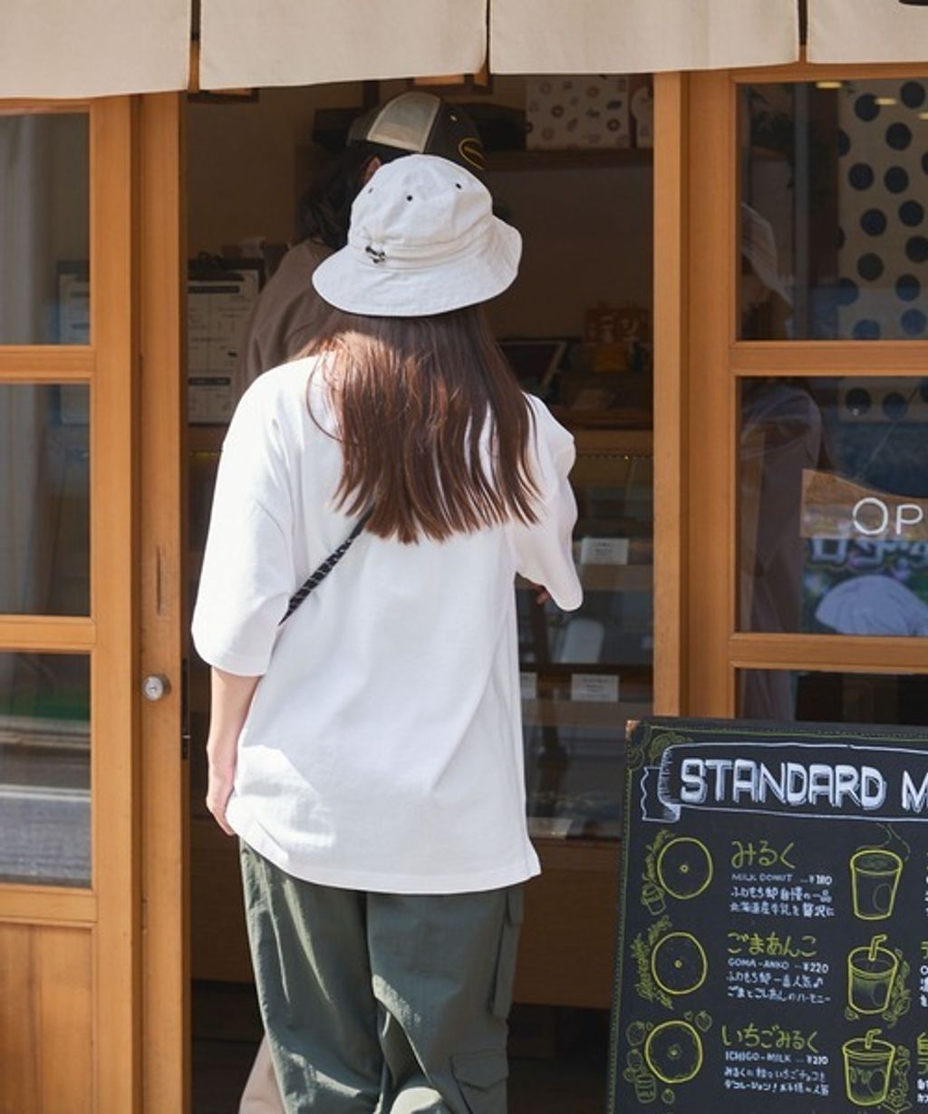 【THE CRAFT CREW PRODUCTS】ヘビーウェイトファンクショナルファブリック ビッグシルエット ヘンリーネックポケット半袖Tシャツ  抗菌・防臭_76
