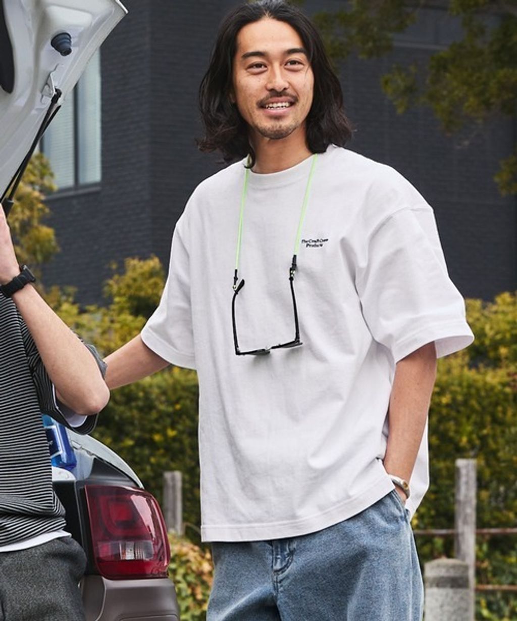 【THE CRAFT CREW PRODUCTS】ヘビーウェイトファンクショナルファブリック ビッグシルエット バックプリントクルーネック半袖Tシャツ  抗菌・防臭_72