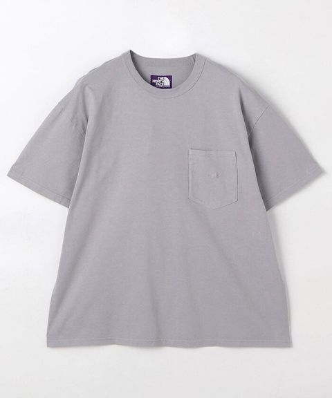 日本限定紫標THE NORTH FACE PURPLE LABEL 8oz 工裝口袋素色短袖上衣_2