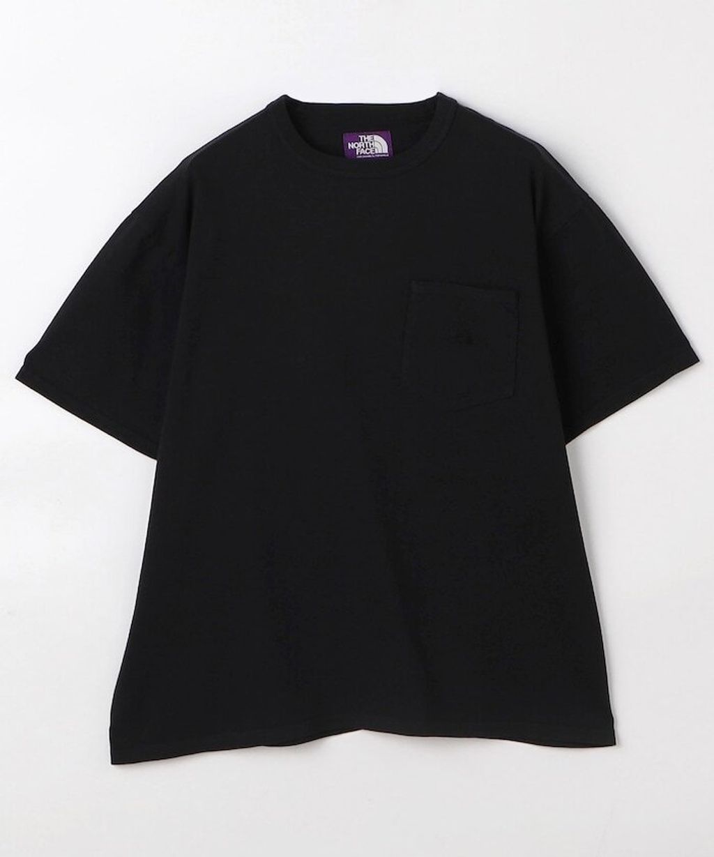 日本限定紫標THE NORTH FACE PURPLE LABEL 8oz 工裝口袋素色短袖上衣_4