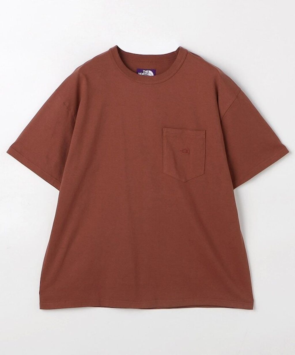 日本限定紫標THE NORTH FACE PURPLE LABEL 8oz 工裝口袋素色短袖上衣_6