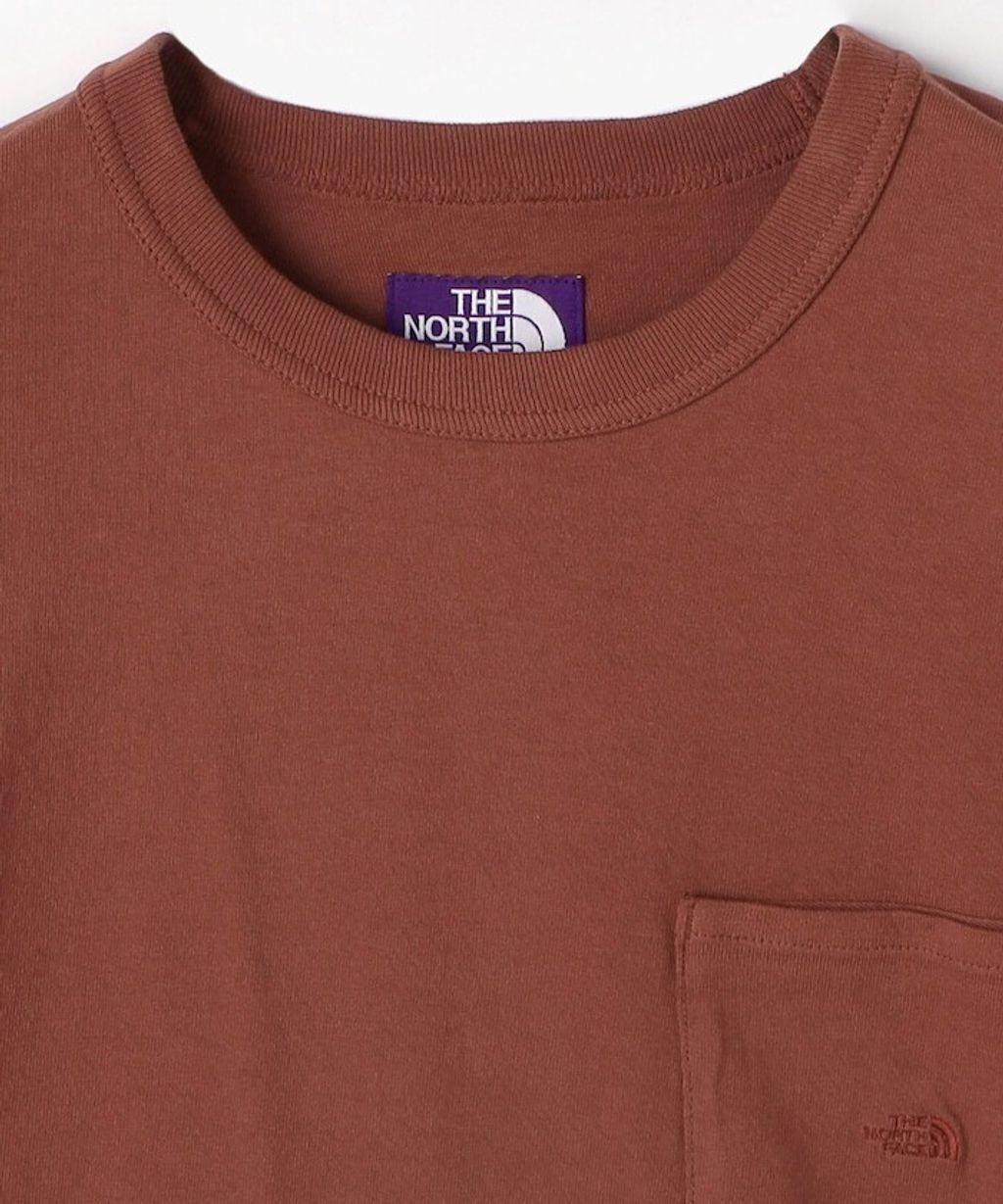 日本限定紫標THE NORTH FACE PURPLE LABEL 8oz 工裝口袋素色短袖上衣_8