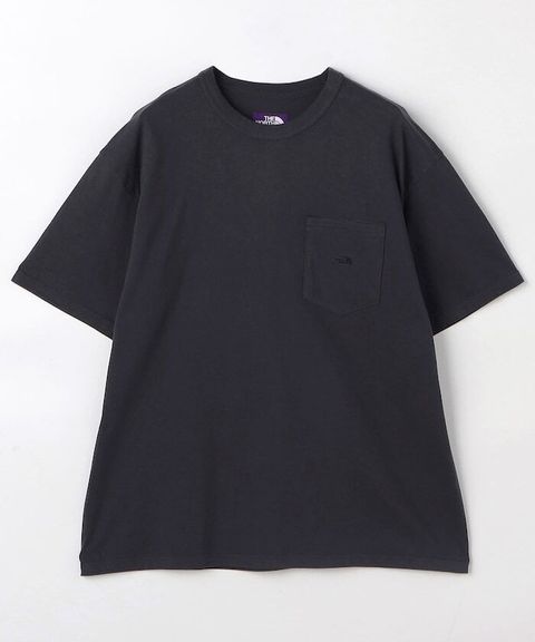日本限定紫標THE NORTH FACE PURPLE LABEL 8oz 工裝口袋定番素色短袖上衣_2
