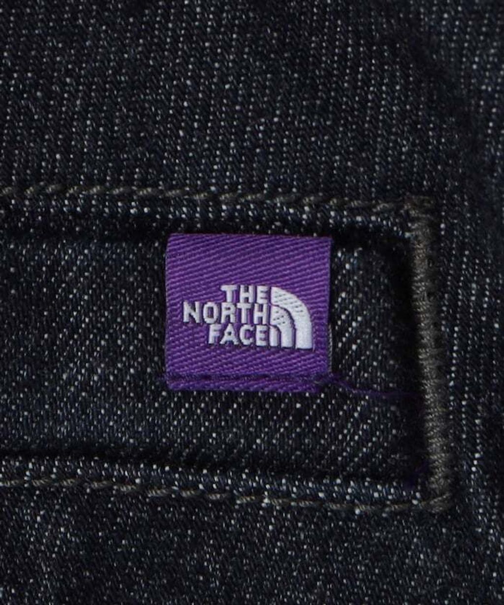 日本限定紫標THE NORTH FACE PURPLE LABEL 寬版錐形丹寧長褲_9