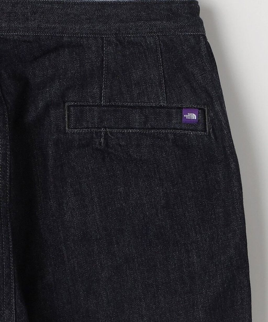 日本限定紫標THE NORTH FACE PURPLE LABEL 寬版錐形丹寧長褲_6