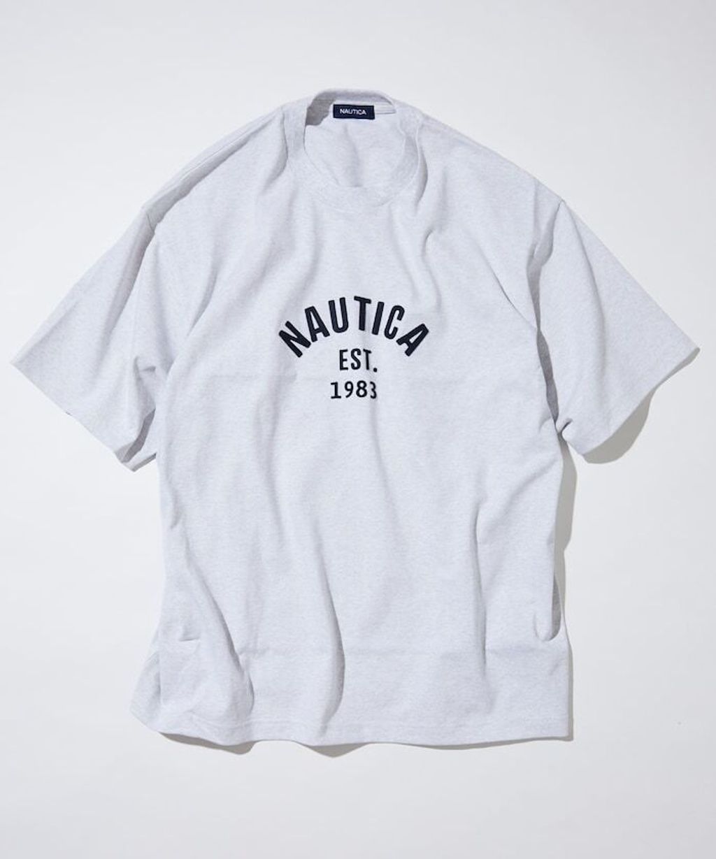 NAUTICA 小logo純棉短袖上衣_3